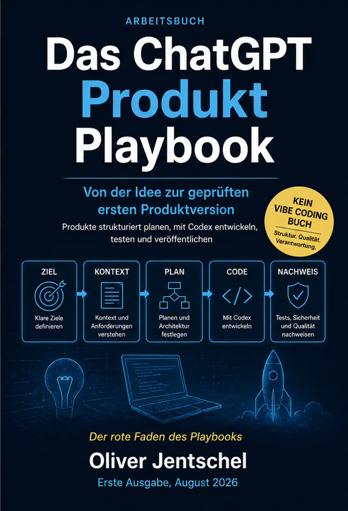 Cover: Das ChatGPT Produkt Playbook von Oliver Jentschel